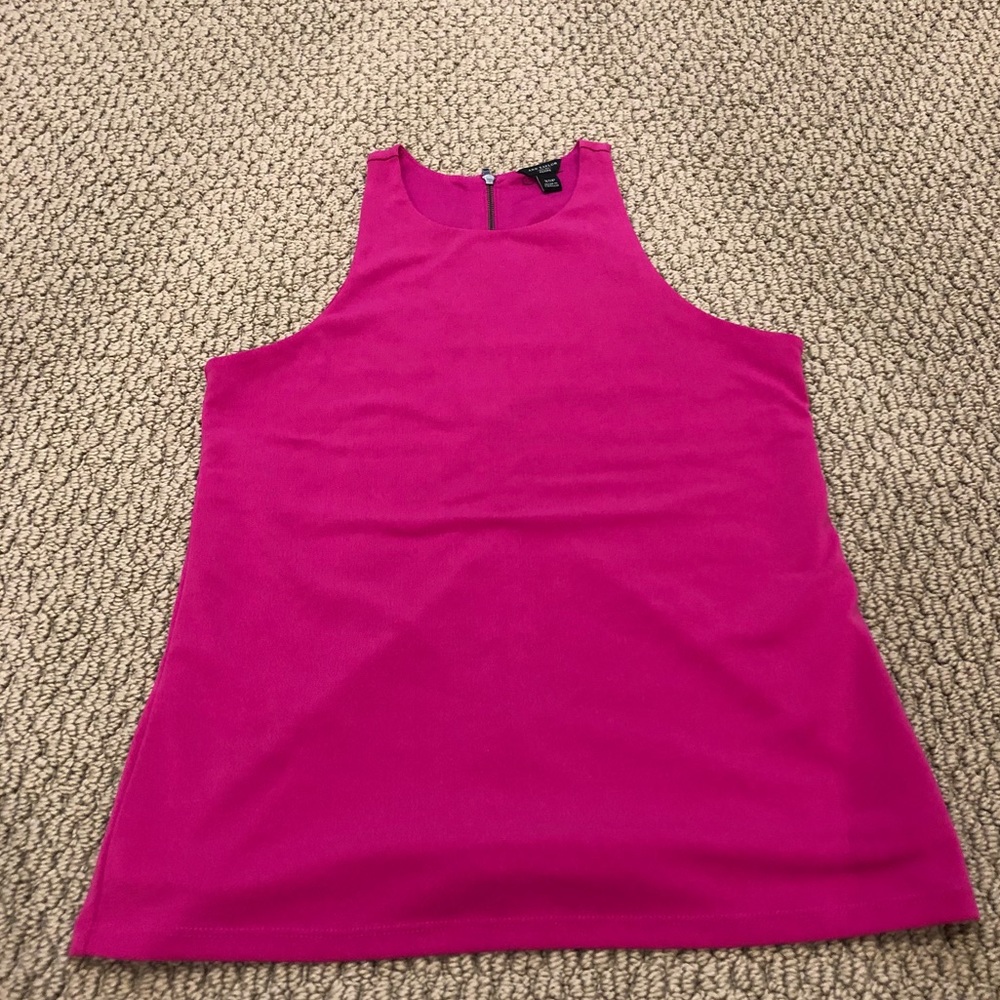 Ann Taylor XSP Magenta Sleeveless Racerback Top